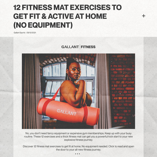 For Beginners 12 Fitness Mat Exercises to Get Fit Active at