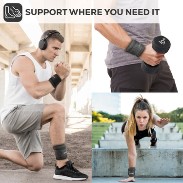 Gallant Ankle Weights For Women Men - Wrist Weights Set Support Where You Need It.