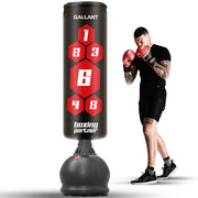 Gallant 5.5ft Free Standing Boxing Punch Bag (White, Black, Red, Brown)