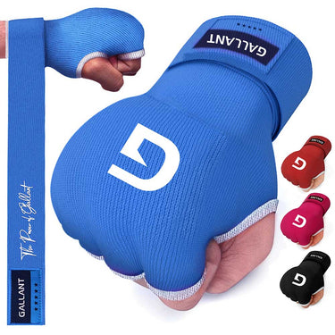 Gallant Heritage Boxing Gel Inner Hand Wrap - Blue Main IMG.