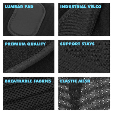 Bionix Back Lumbar Support Belt Layer Details.