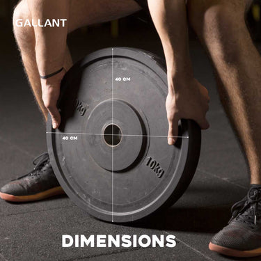 Olympic Rubber Bumper Weight Lifting Crumb Plates Set,Dimensions details.