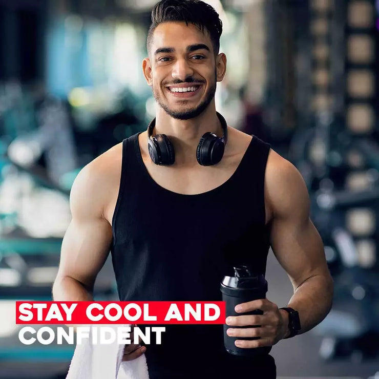 Men's Vests Sports Black Pack of 3 and Pack of 5 Stay cool and confident.