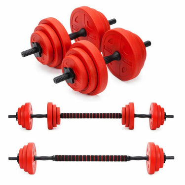 20kg Dumbbell & Barbell 2 in 1 Set - Heavy Duty Main IMG.